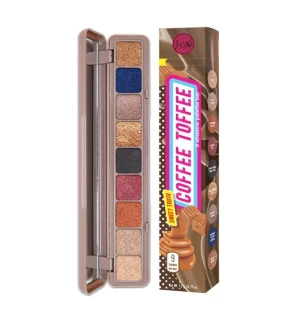 J.cat beauty palette di ombretti sweet tooth 9 shadow palette bar 102 coffee toffee 7,2 g