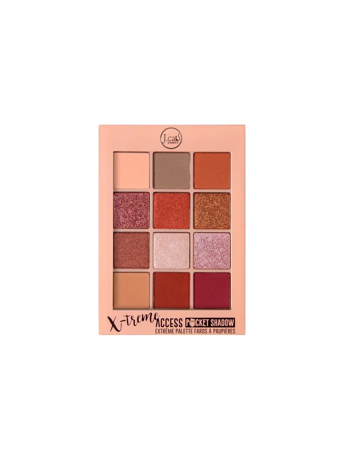 J.cat beauty palette di ombretti x-treme access pocket shadow 101 red carpet premiere 10 g