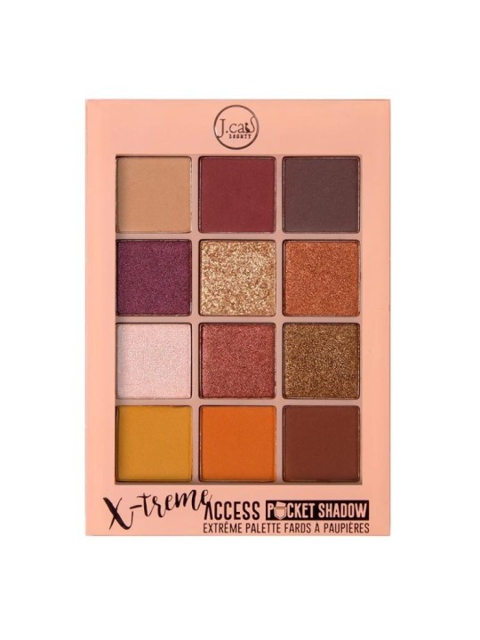 J.cat beauty palette di ombretti x-treme access pocket shadow 102 walk of stardom 10 g