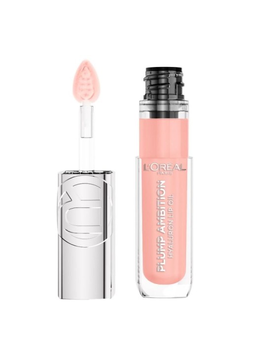 L'oreal plump ambition hyaluron lip oil olio labbra con acido ialuronico 201 milky nu 5ml