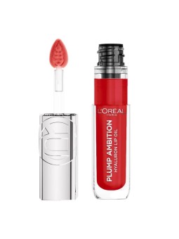 L'oreal plump ambition hyaluron lip oil olio labbra con acido ialuronico 380 rouge in love 5 ml