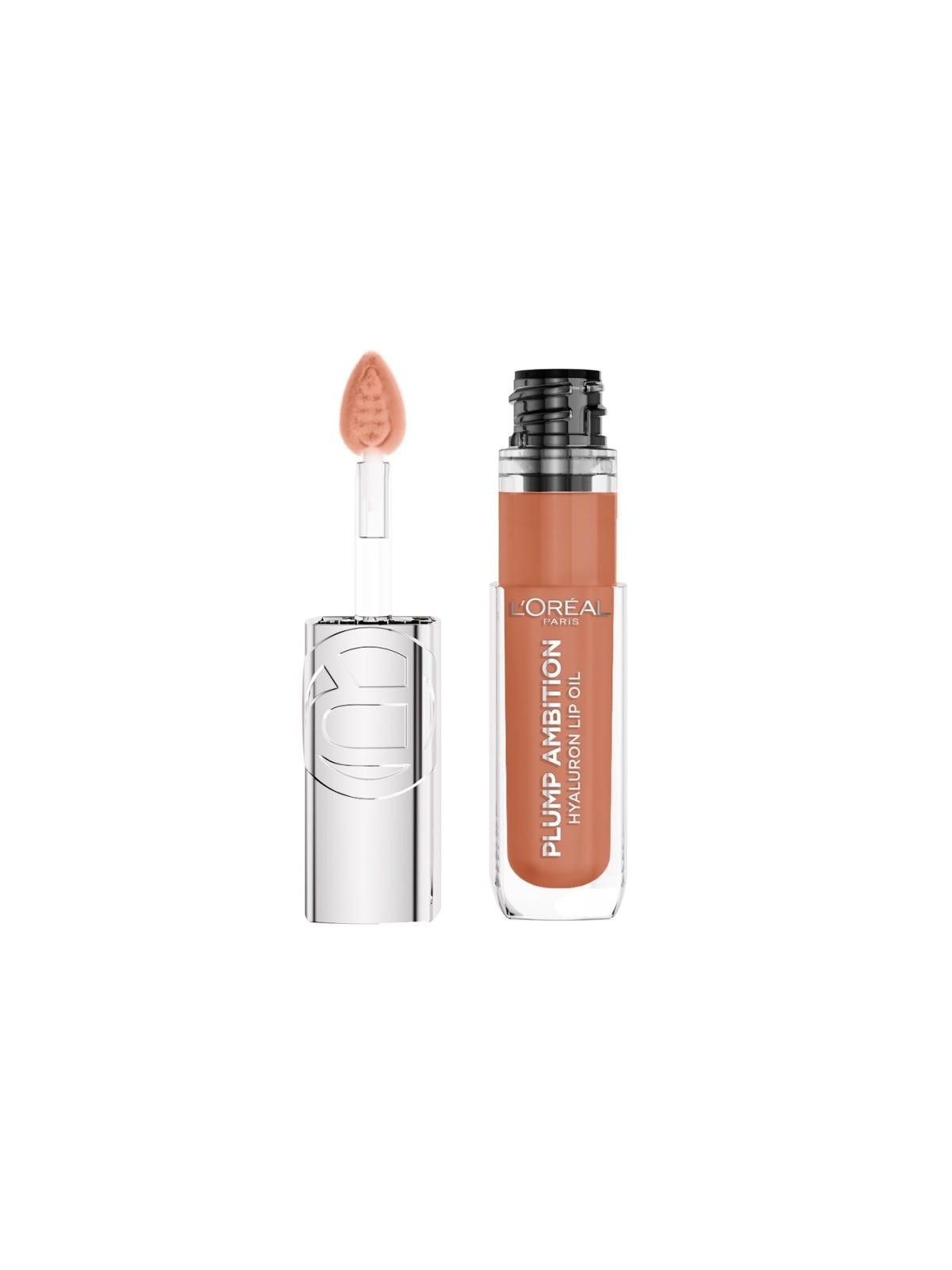 L'oreal plump ambition hyaluron lip oil olio labbra con acido ialuronico 641 latte glace 5 ml