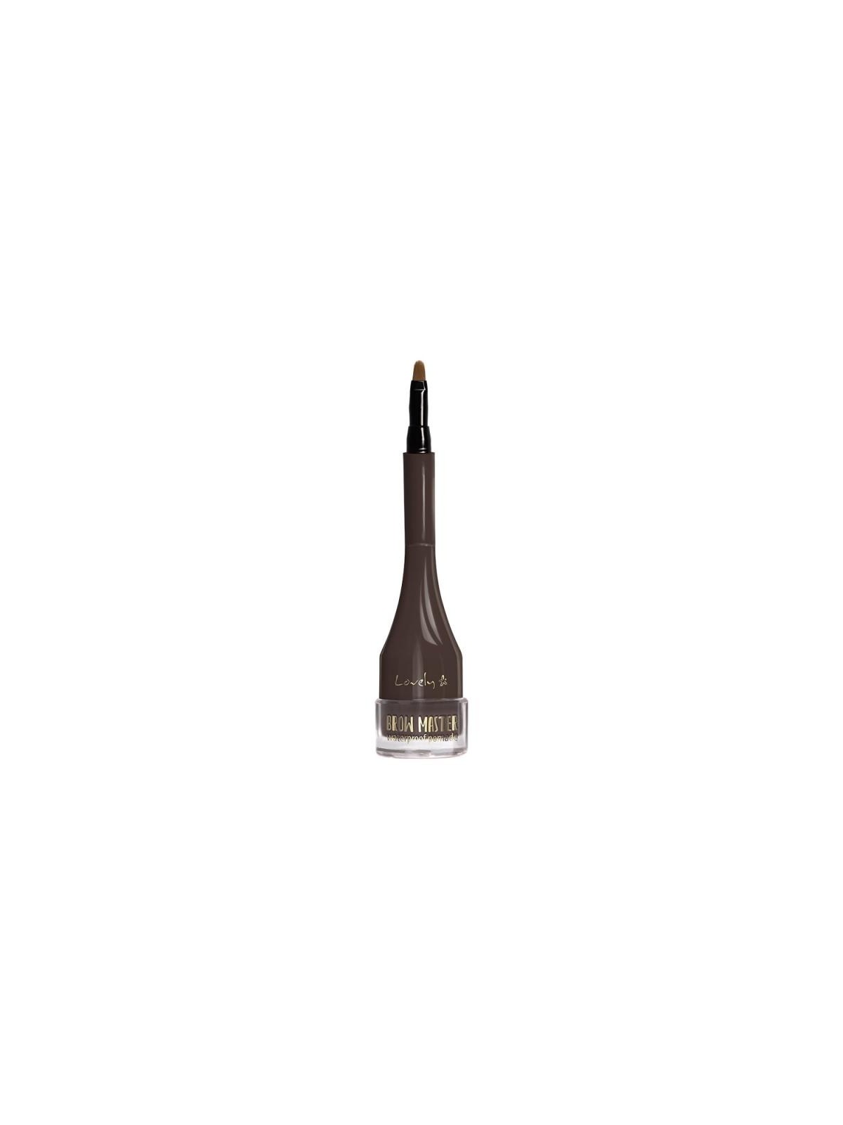 Lovely brow master pomata per sopracciglia waterproof 02 marrone scuro 10 g