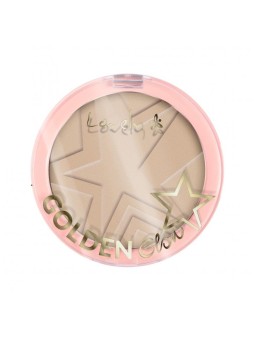 Lovely polvere per il contorno del viso golden glow 2 beige chiaro 10 g