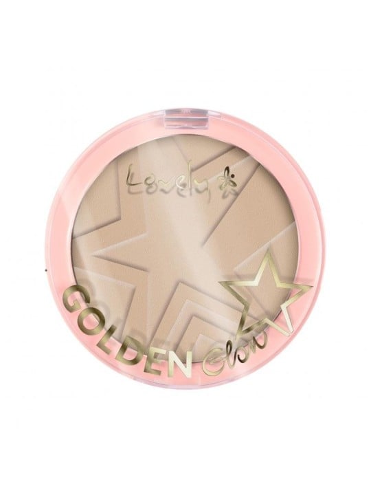 Lovely polvere per il contorno del viso golden glow 2 beige chiaro 10 g