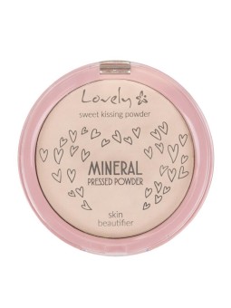 Lovely cipria minerale compatta trasparente fissante viso minerale fortemente opacizzante 10 g