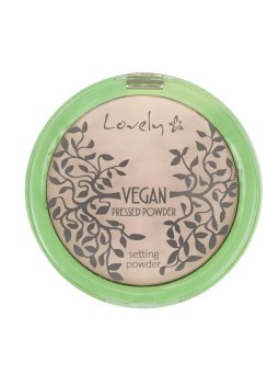 Lovely cipria pressata vegana cipria pressata vegana, trasparente e opacizzante per il viso 10 g