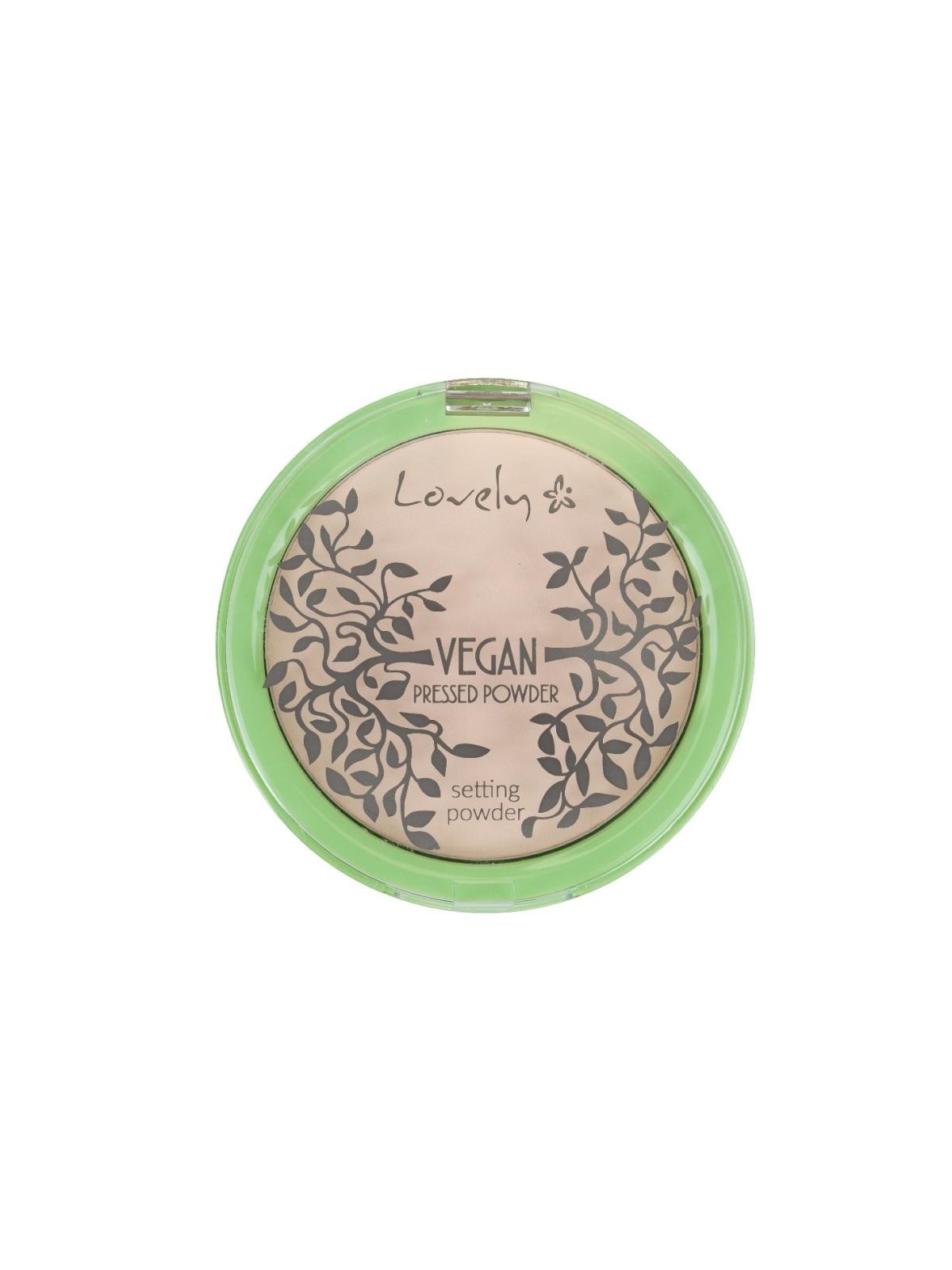 Lovely cipria pressata vegana cipria pressata vegana, trasparente e opacizzante per il viso 10 g