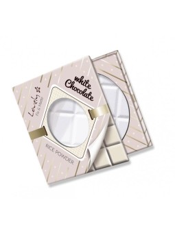 Lovely polvere di riso al cioccolato bianco, cipria trasparente per il viso, 9 g