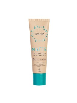Lumene fondotinta viso opacizzante matte oil-control spf20 1 beige classico 30 ml