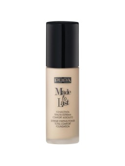 Pupa made to last total comfort foundation spf10 fondotinta opacizzante a lunga tenuta 001 30 ml