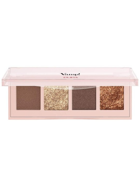 Pupa vamp! Palette di ombretti 4 ombretti 002 oro bronzo 5,2 g