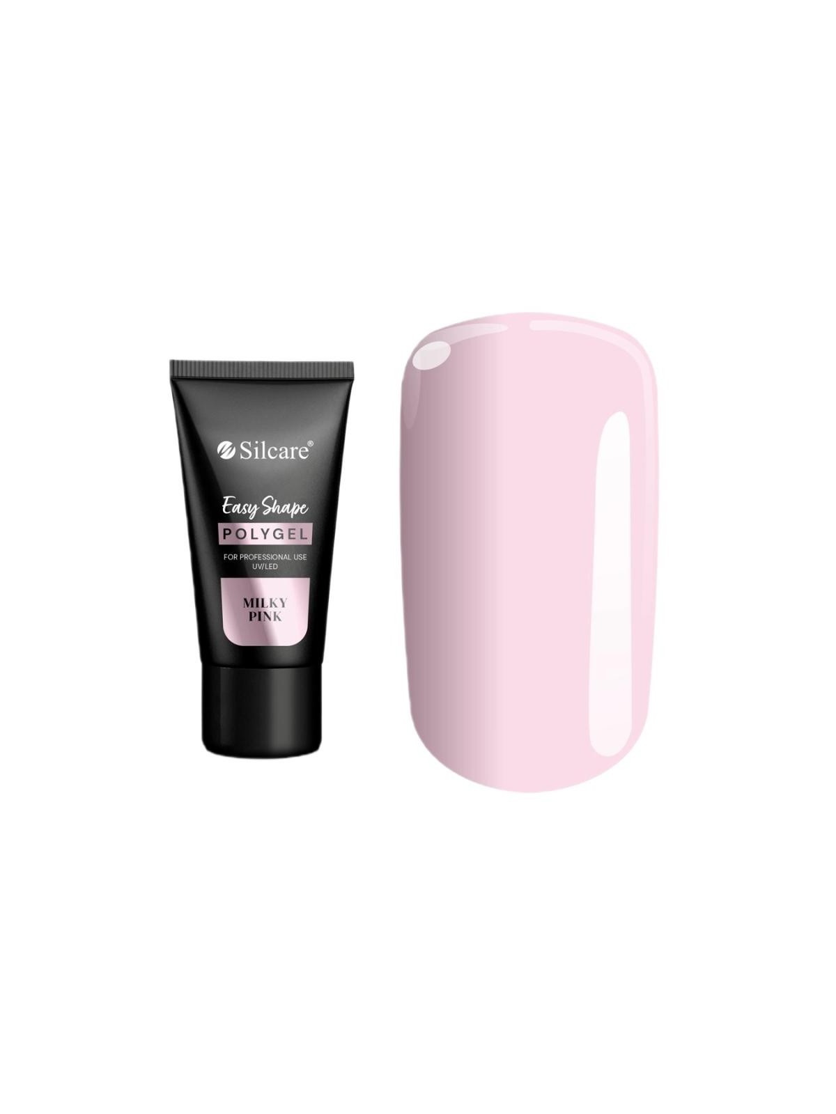 Silcare gel acrilico easy shape polygel rosa latteo 30 g