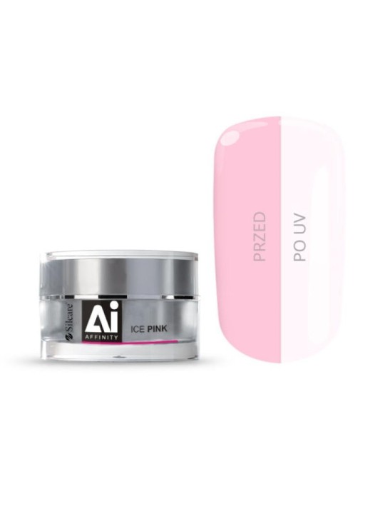 Silcare gel affinity gel per unghie monofasico medio denso ice pink 15 g