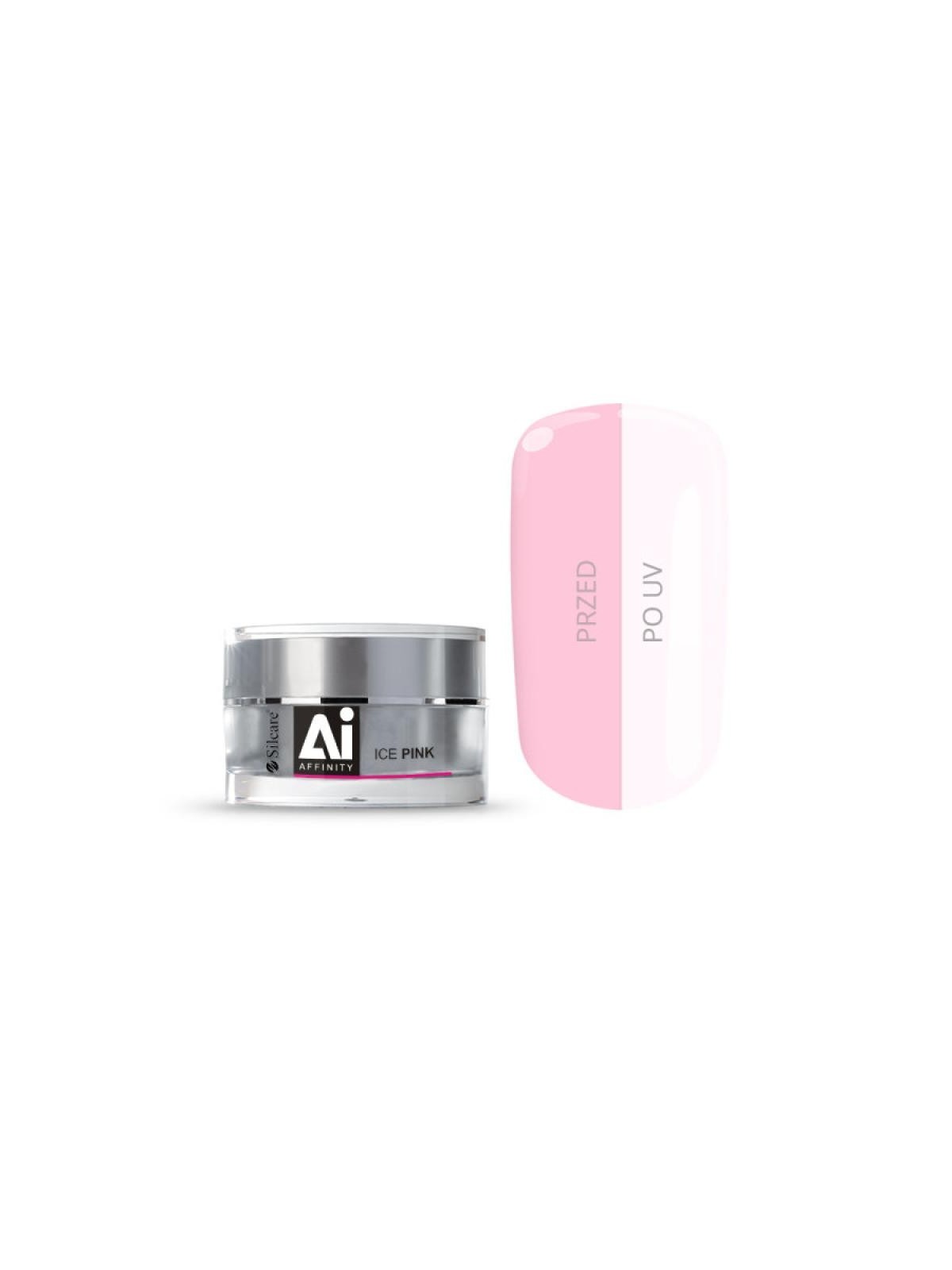 Silcare gel affinity gel per unghie monofasico medio denso ice pink 15 g