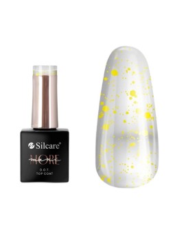 Silcare top coat per unghie mani more dot giallo 10 g