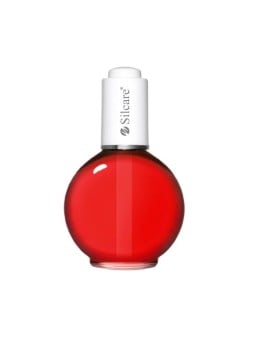 Silcare olio rigenerante per cuticole e unghie the garden of color cherry wine, olio per unghie 75 ml