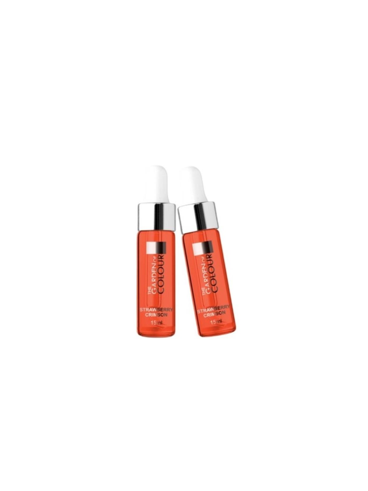 Silcare olio rigenerante per cuticole e unghie the garden of color, olio per unghie strawberry crimson 15 ml