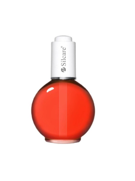 Silcare olio rigenerante per cuticole e unghie the garden of color, olio per unghie strawberry crimson 75 ml