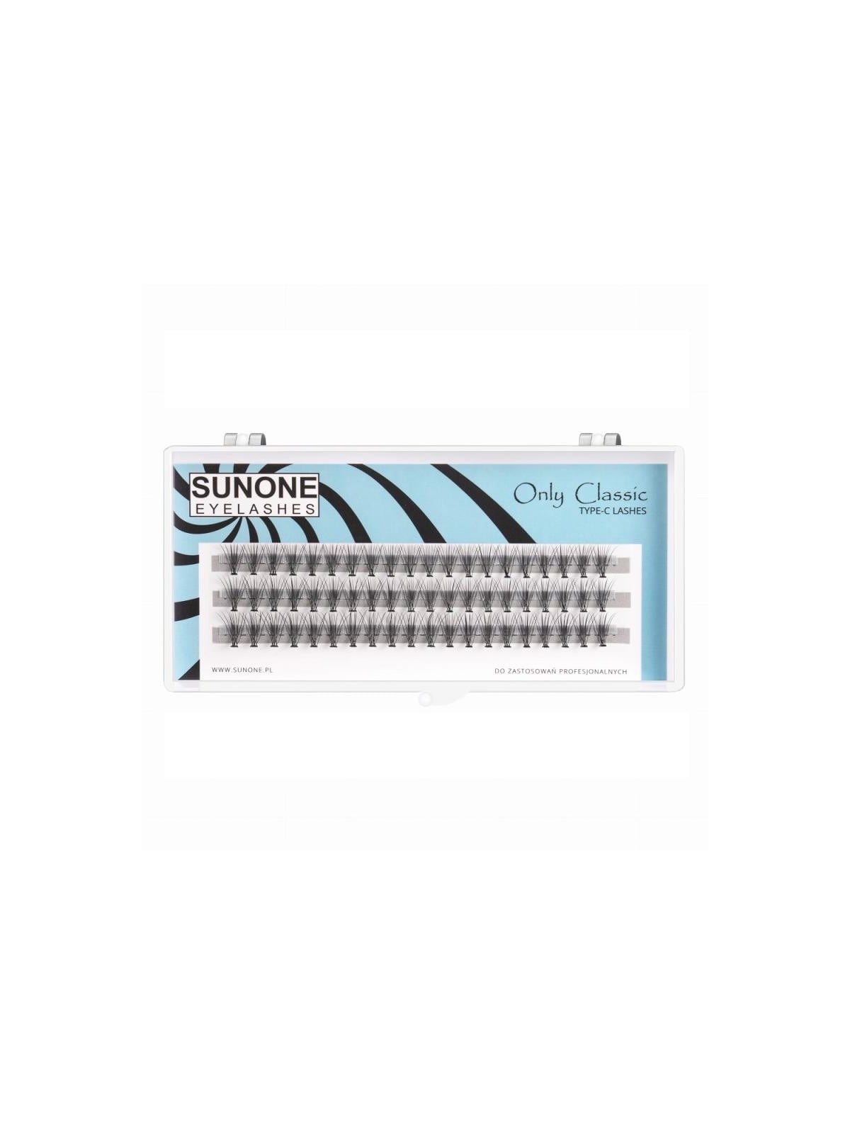 Sunone solo ciglia classiche ciuffi standard 14mm 60 pezzi