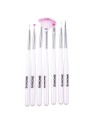 Sunone set pennelli per nail art bianchi 7 pezzi