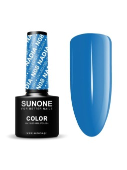 Sunone smalto gel uv/led colorato vernice ibrida n08 nadia 5ml