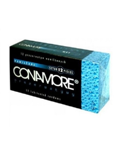 Conamore preservativi bagnati lubrificati 12 pezzi
