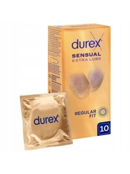 Durex sensual extra lubrificato 10 pz.