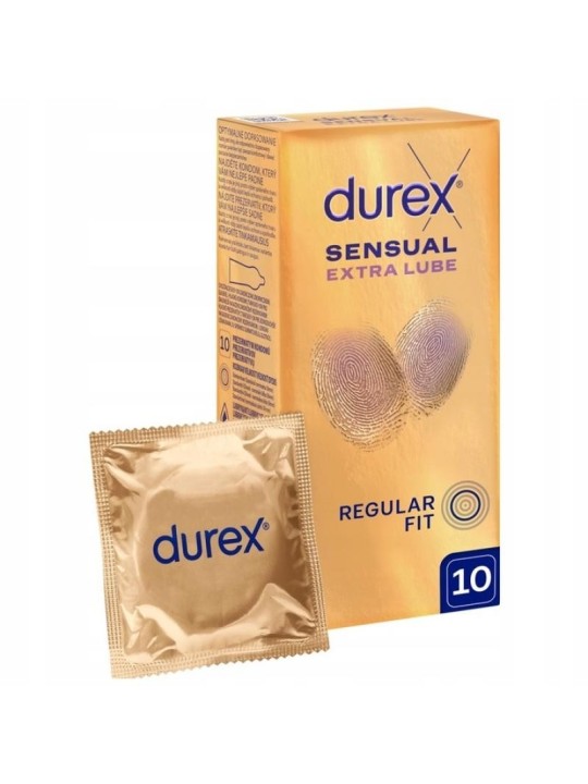 Durex sensual extra lubrificato 10 pz.