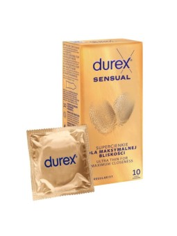 Durex preservativi sensuali 10 pezzi.