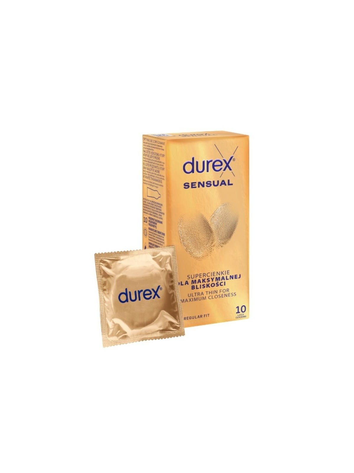 Durex preservativi sensuali 10 pezzi.
