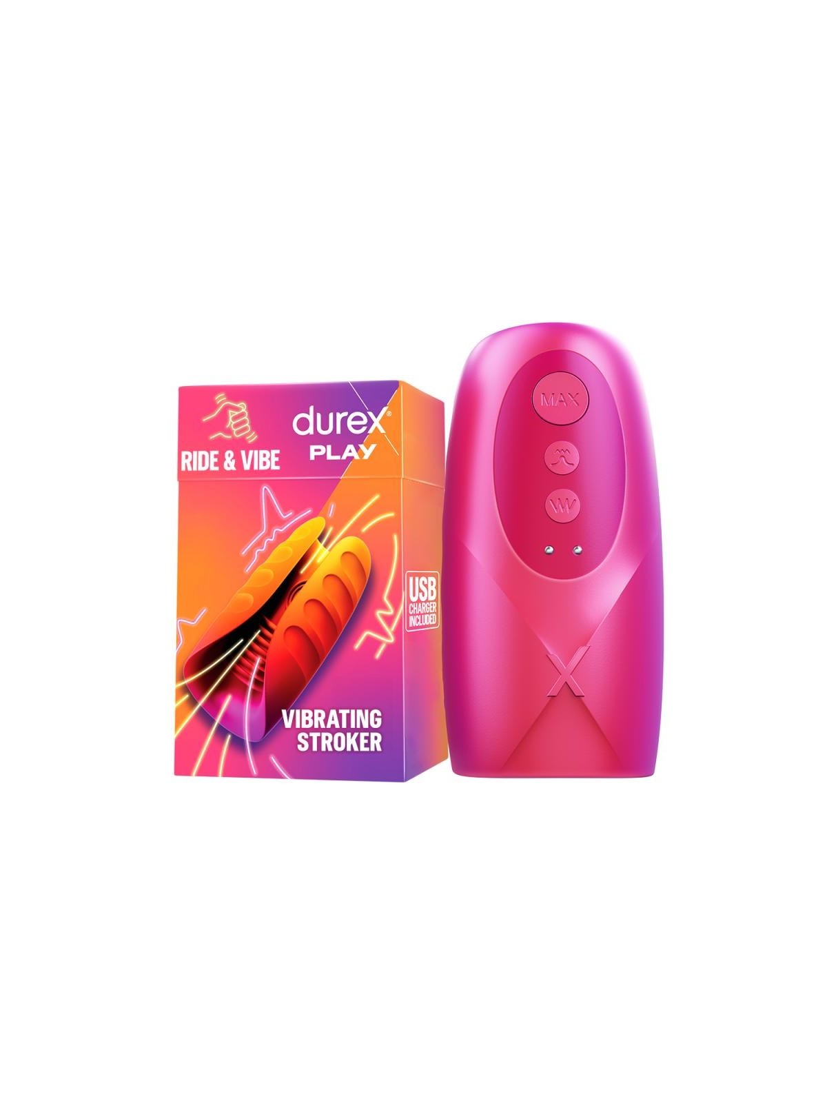 Durex massaggiatore stimolante vibrating stroker