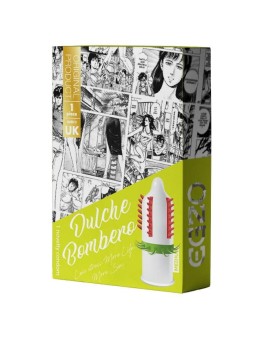 Egzo preservativo dulche bombero con punte e sporgenze carezzevoli medium 1 pz.