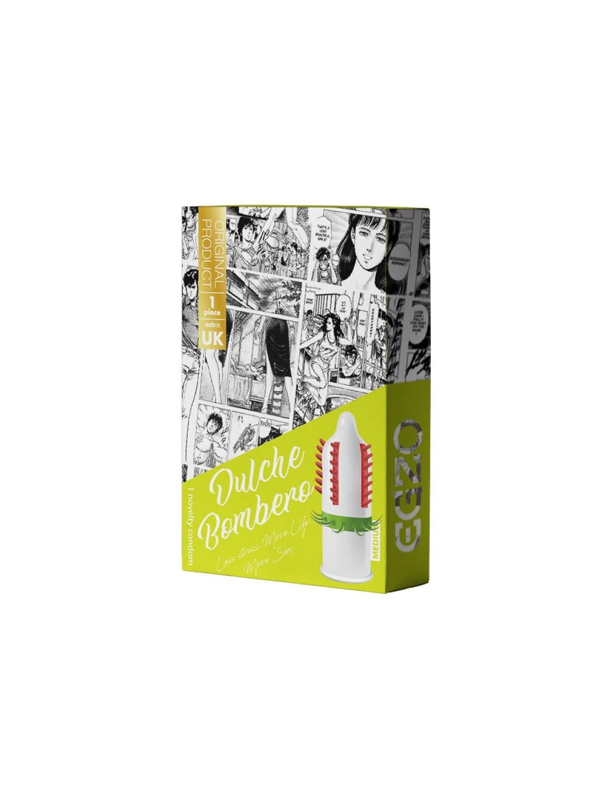 Egzo preservativo dulche bombero con punte e sporgenze carezzevoli medium 1 pz.