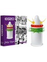 Egzo preservativo jolly roger con punte e sporgenze che accarezzano il pene. Taglia media, 1 pz.