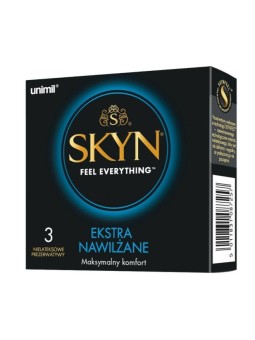 Skyn preservativi feel everything extra lubrificati senza lattice 3 pezzi