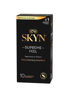 Skyn preservativi sottili senza lattice supreme feel, 10 pezzi.