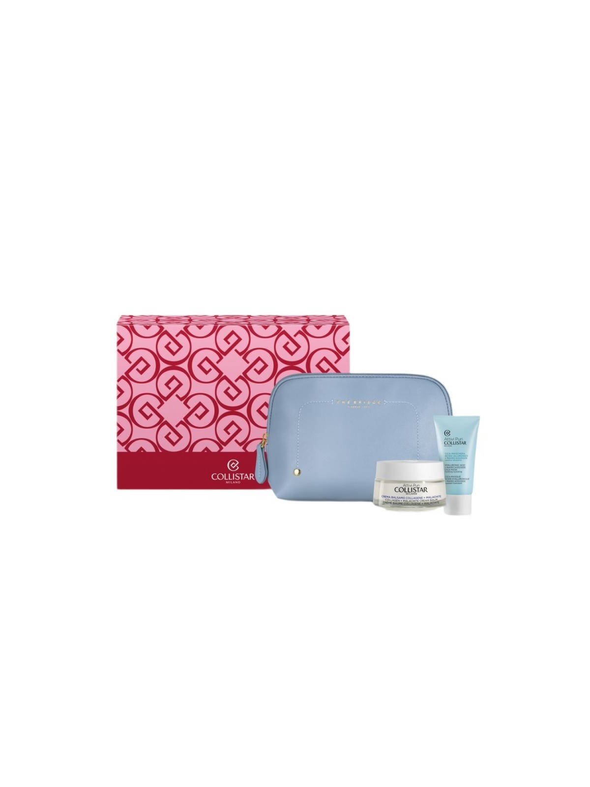 Collistar set crema balsamo al collagene crema viso 50ml + maschera viso 25ml + trousse