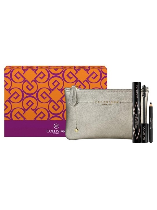 Collistar set impeccabile mascara mascara 14ml + eyeliner + trousse