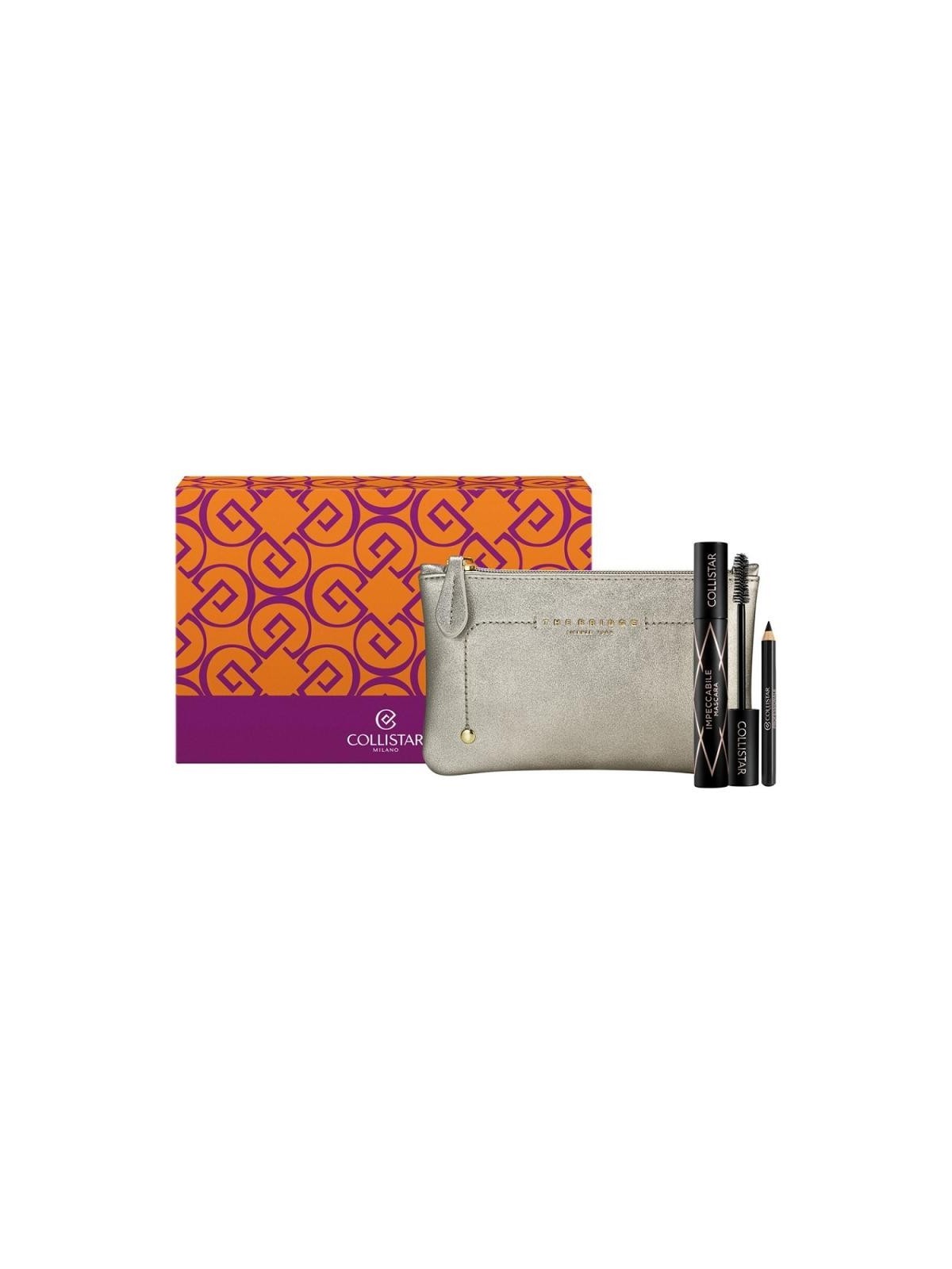 Collistar set impeccabile mascara mascara 14ml + eyeliner + trousse