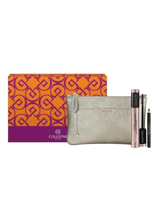 Collistar set unico mascara mascara 13ml + matita occhi nera 0.8g + trousse