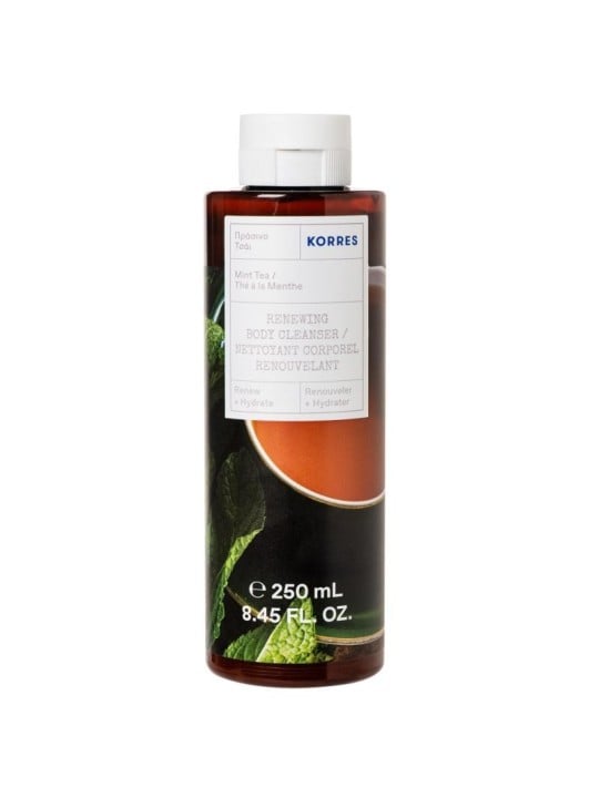 Korres gel doccia detergente corpo al tè alla menta 250 ml