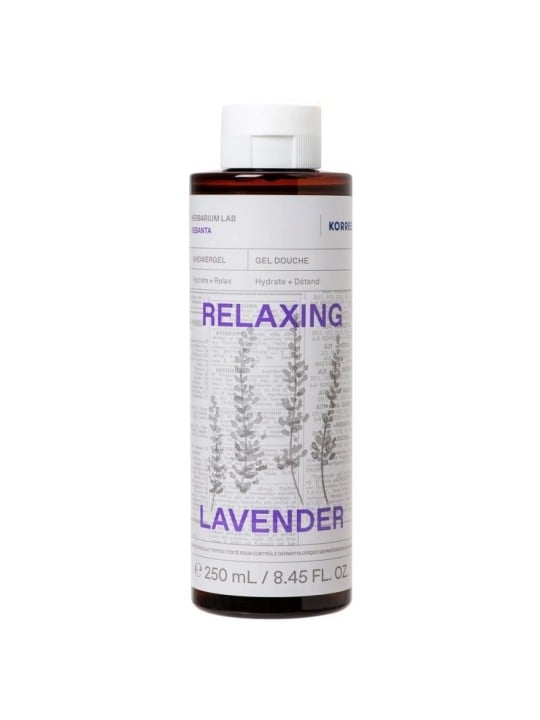 Korres gel doccia rilassante alla lavanda 250 ml