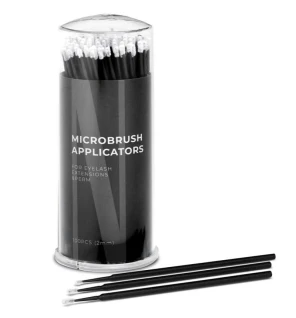 Nanolash microbrush, applicatori per ciglia micro da 2 mm, 100 pezzi.