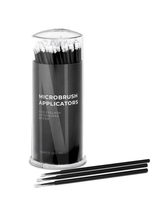 Nanolash microbrush, applicatori per ciglia micro da 2 mm, 100 pezzi.