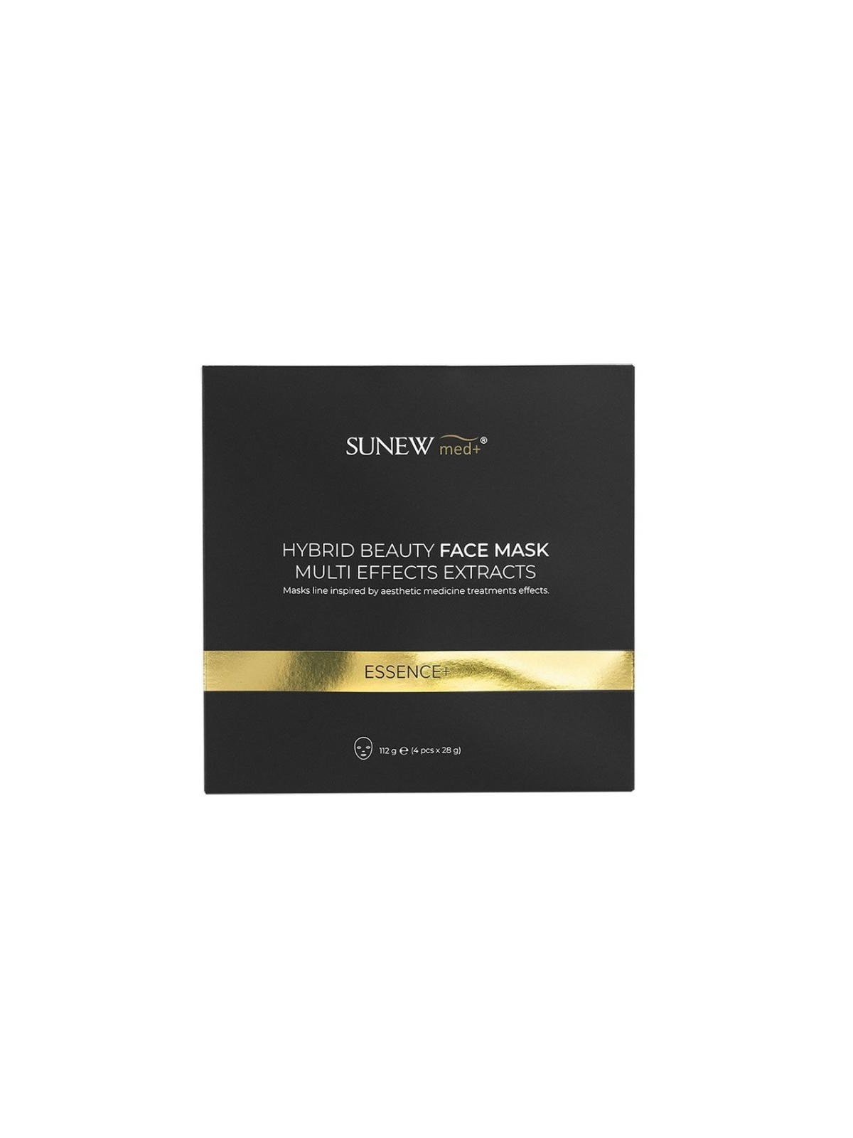 Sunewmed maschera essence+ con bava di lumaca e peptidi 4 pezzi