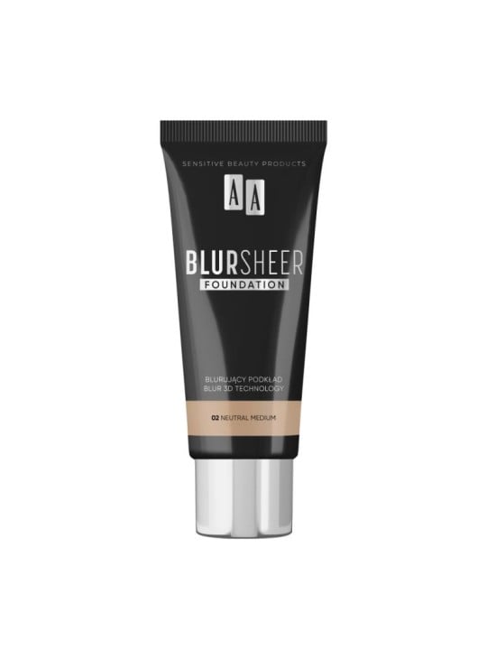 Aa Fondotinta Blur Sheer Face 02 Neutral Medium