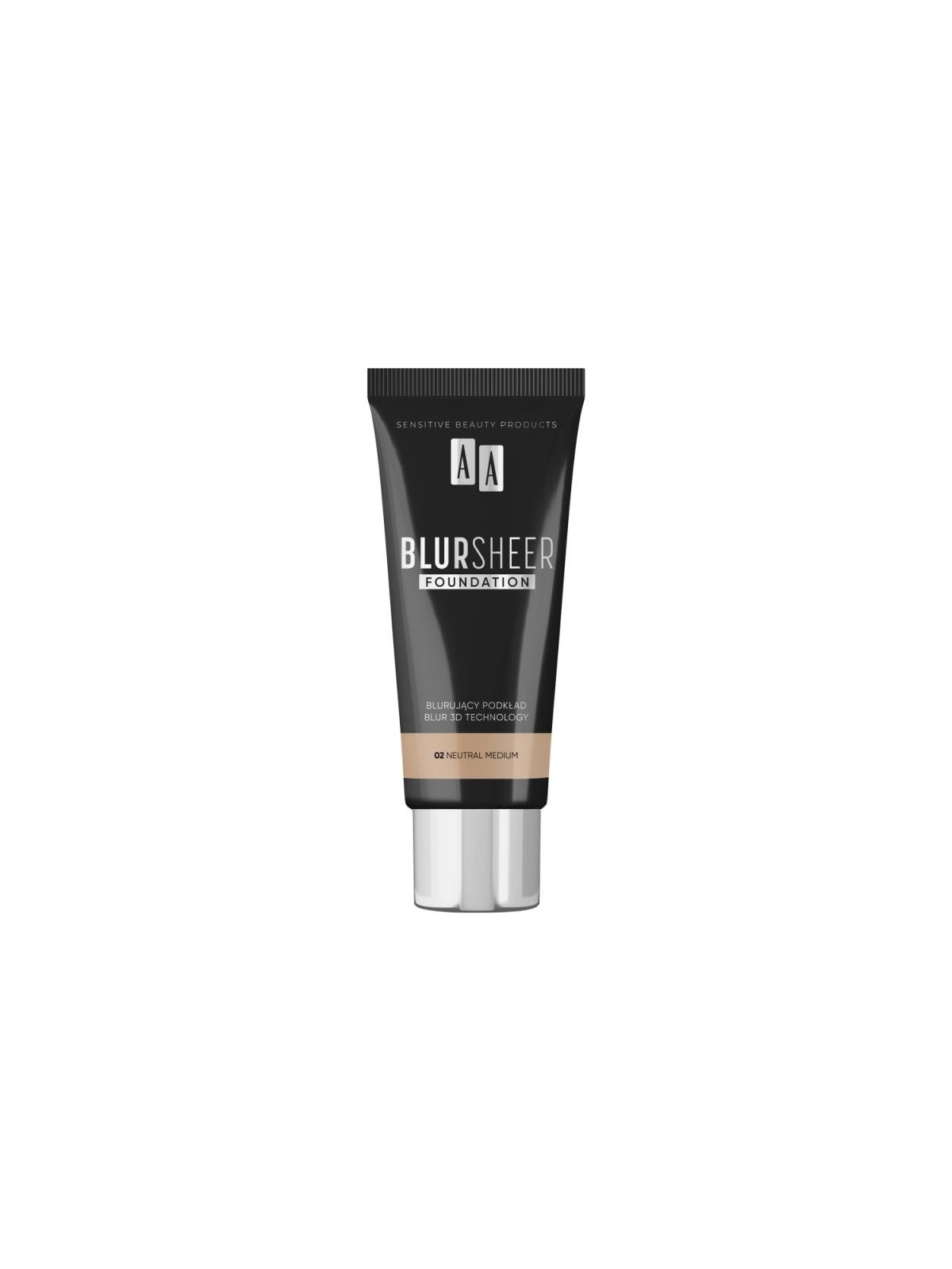 Aa Fondotinta Blur Sheer Face 02 Neutral Medium