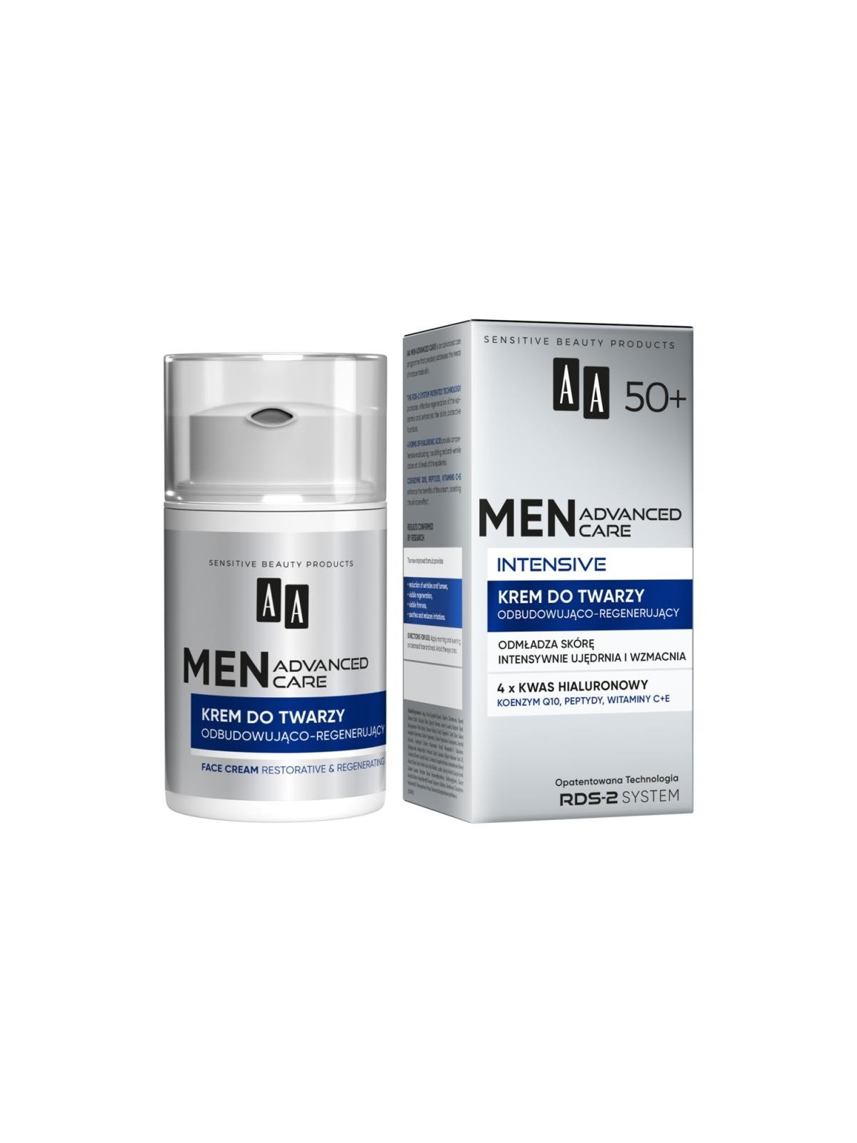 Aa Men Crema Viso 50+ Rigenerante 50ml