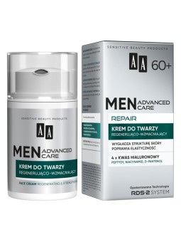 Aa crema viso per uomo 60+ rigenerante e rinforzante